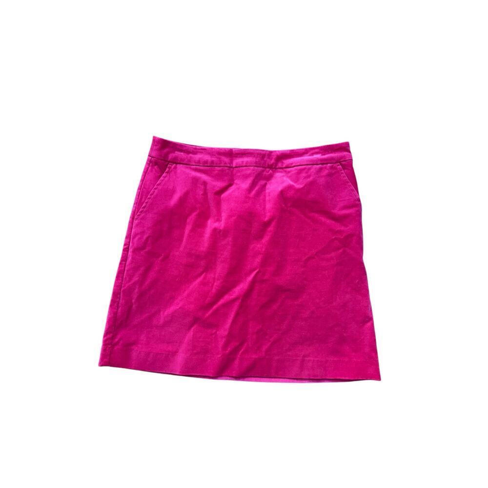 Boden Women's Pink Velvet A-Line Mini Skirt Size 8